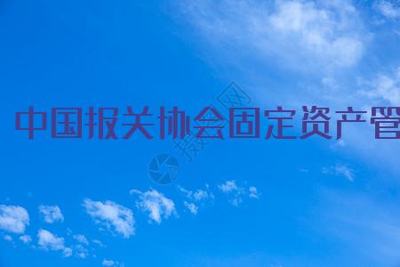 中国报关协会固定资产管理制度