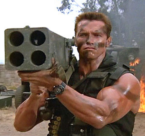 how old was arnold schwarzenegger in commando