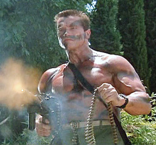 how old was arnold schwarzenegger in commando