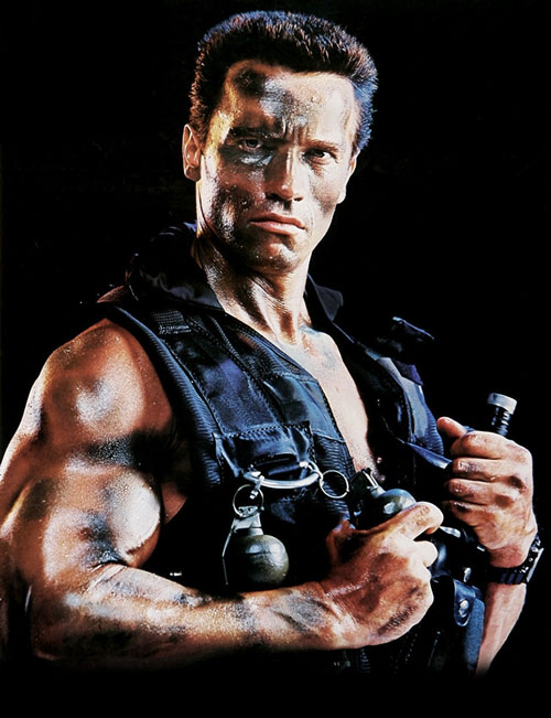 how old was arnold schwarzenegger in commando