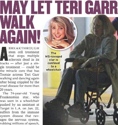 wheelchair teri garr