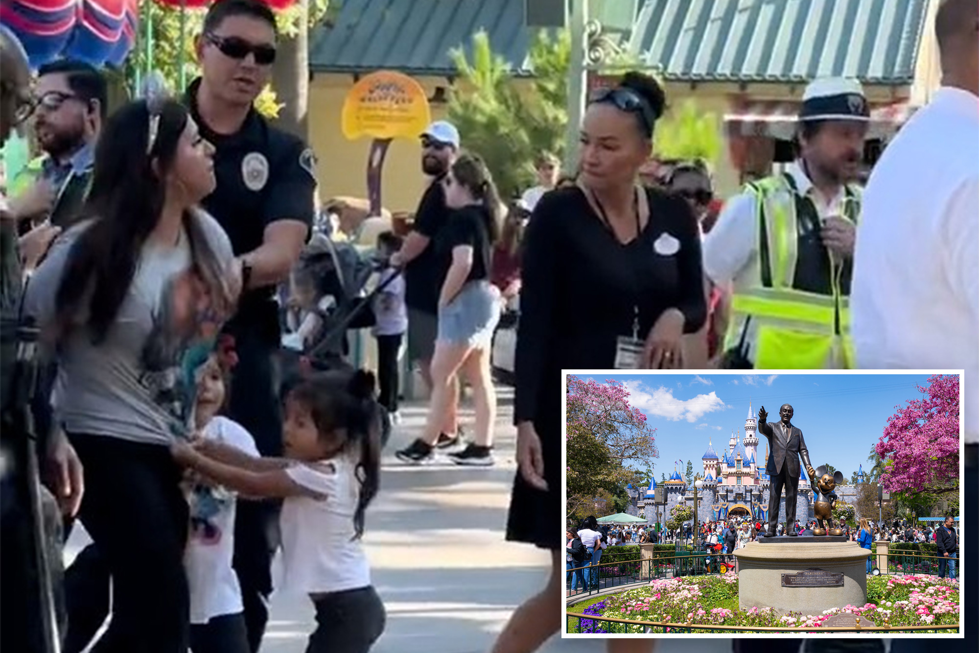 mom arrested at disney with 2 daughters