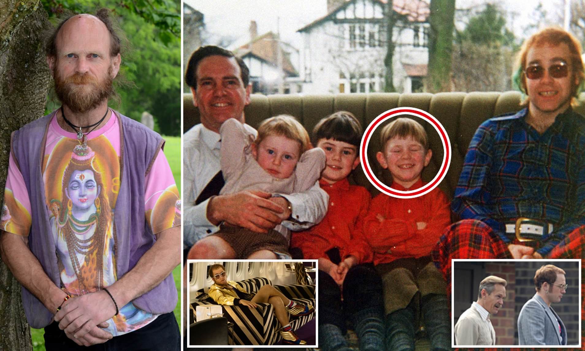 elton john's half brothers