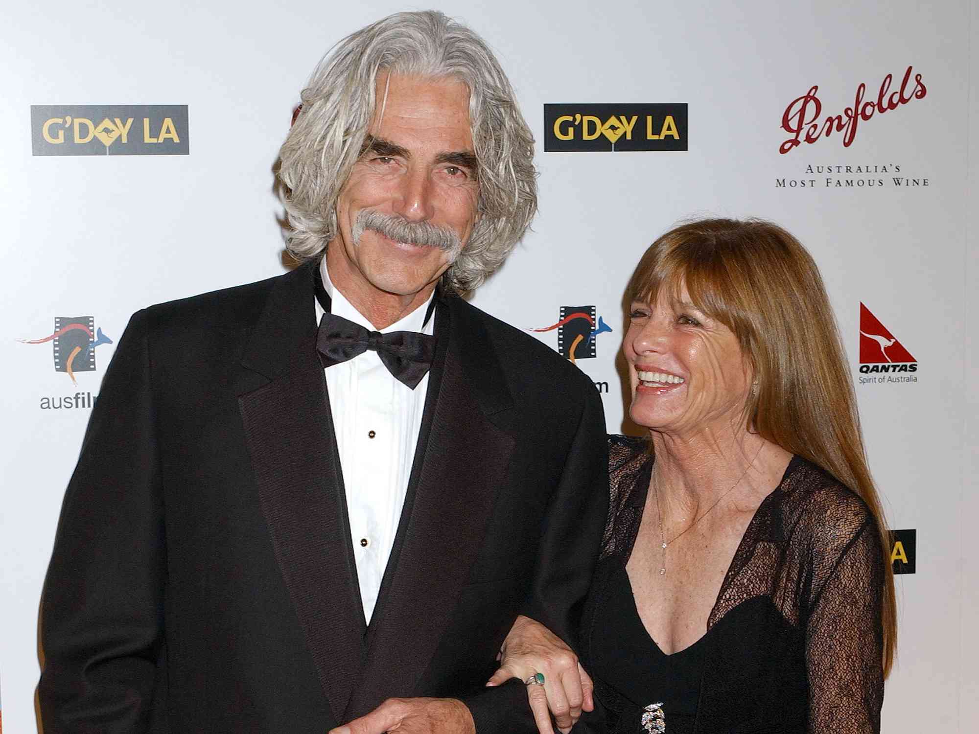 sam elliott's wife