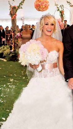 carrie underwood wedding pictures