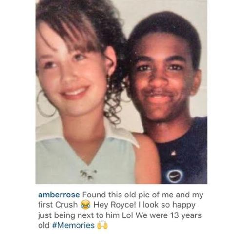 amber rose old pictures