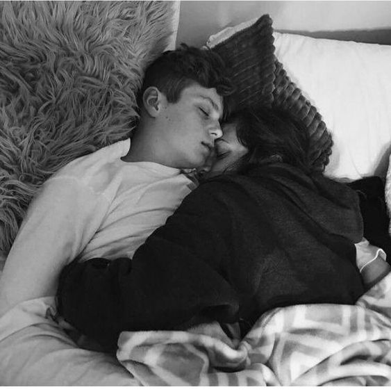 cuddling couple pics