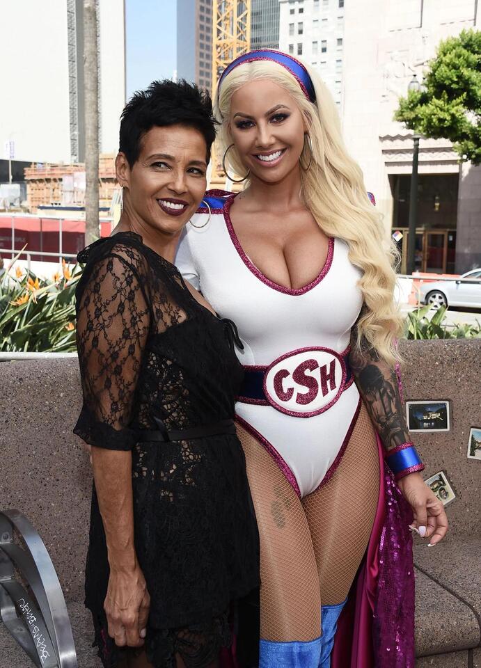 amber rose and mother