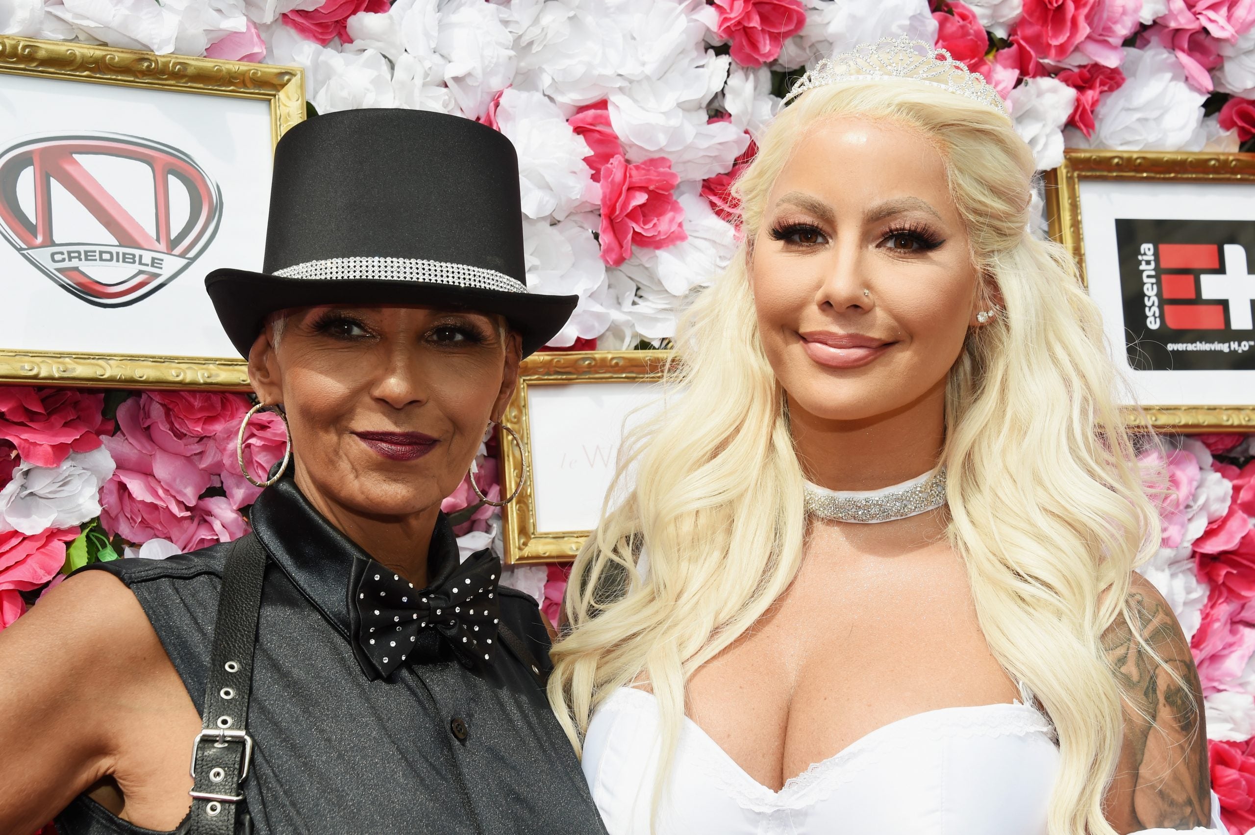 amber rose and mother