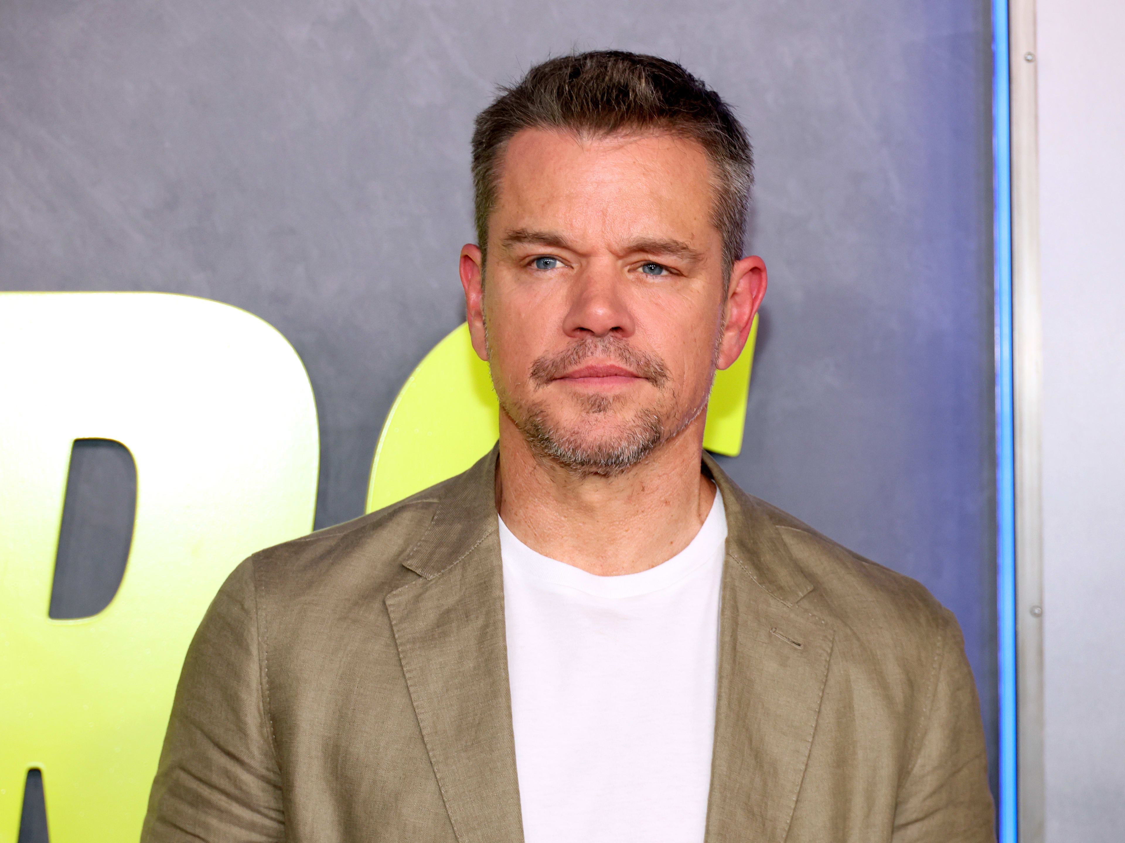 matt damon new look outing