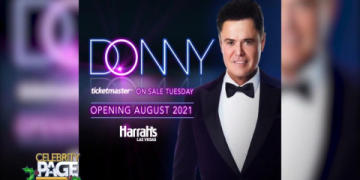 donny osmond show in las vegas