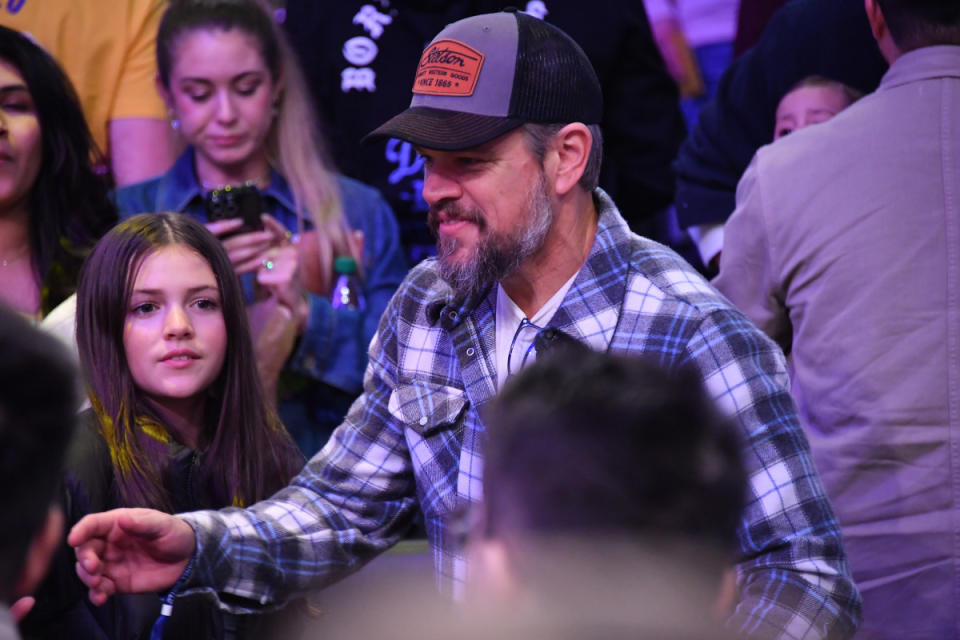 matt damon new look outing