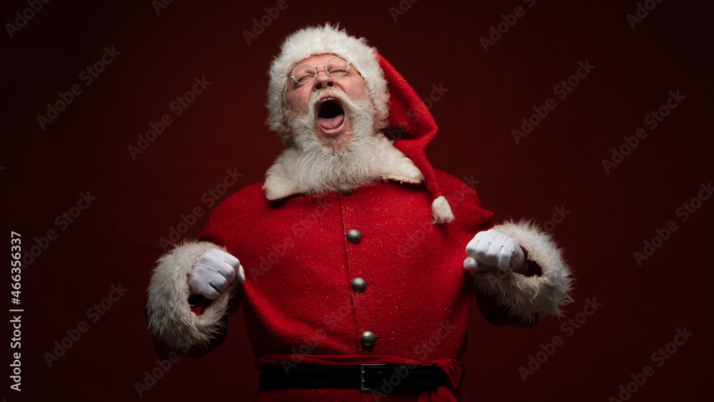 santa laughs