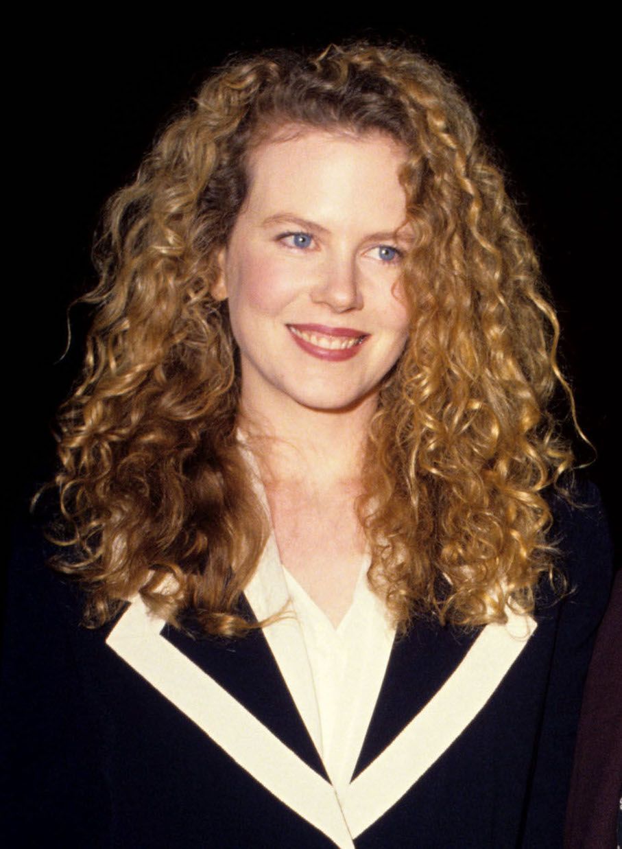 nicole kidman with curly hair