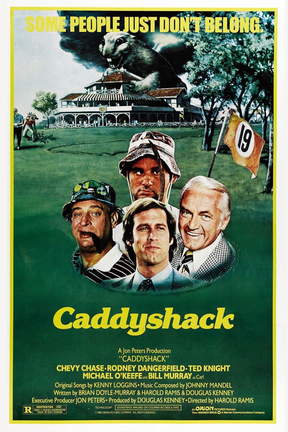 caddyshack movie cast