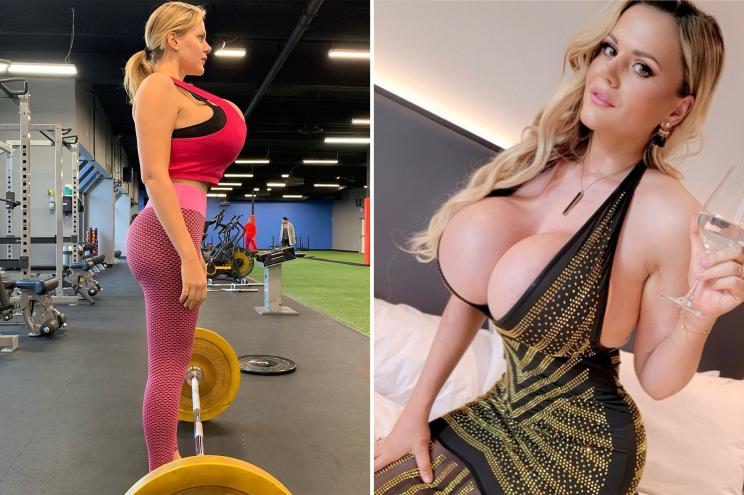 big boobs glamour model