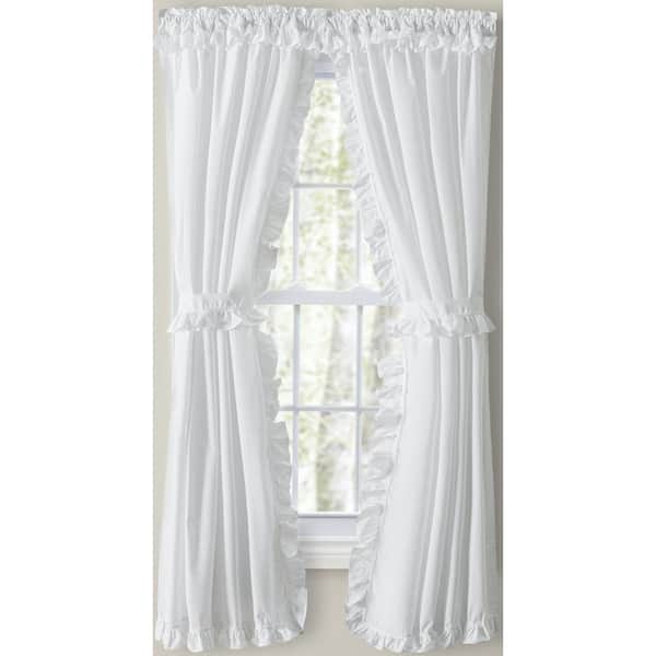 ruffled sheer curtains