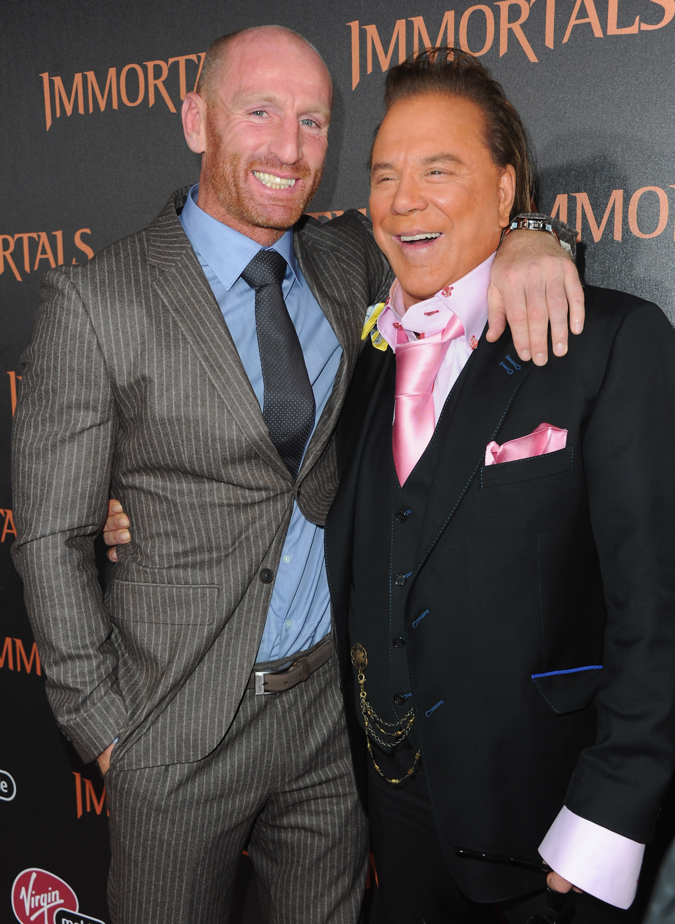 is mickey rourke gay