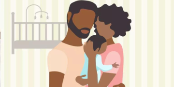 my wife gave birth to a baby with black skin