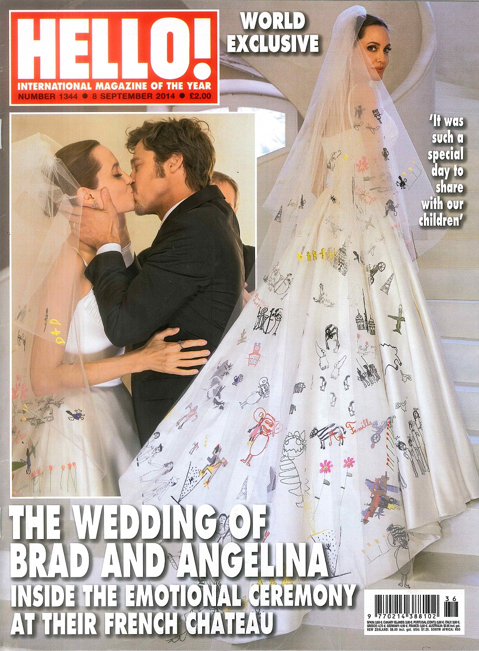 angelina jolie jonny lee miller wedding