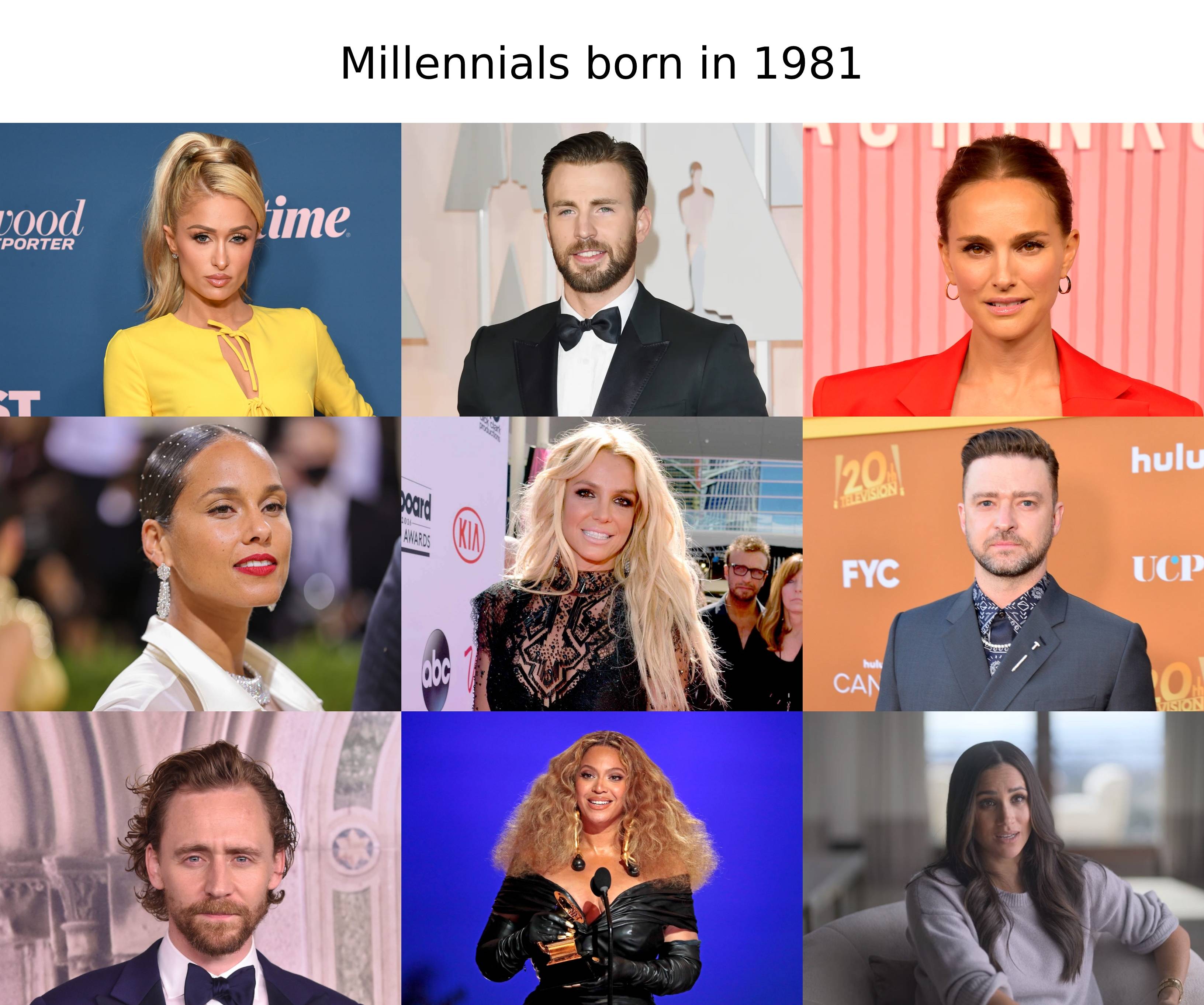 millennial celebs