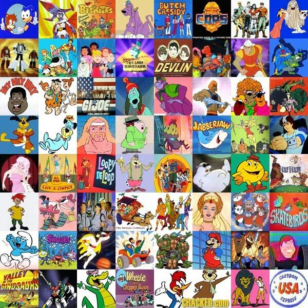 70s 80s cartoons list