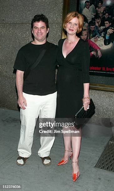 cynthia nixon first husband