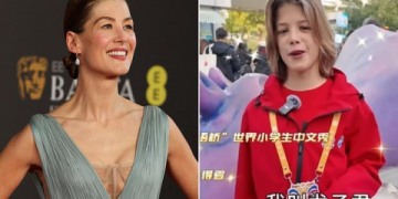 rosamund pike and robie uniacke