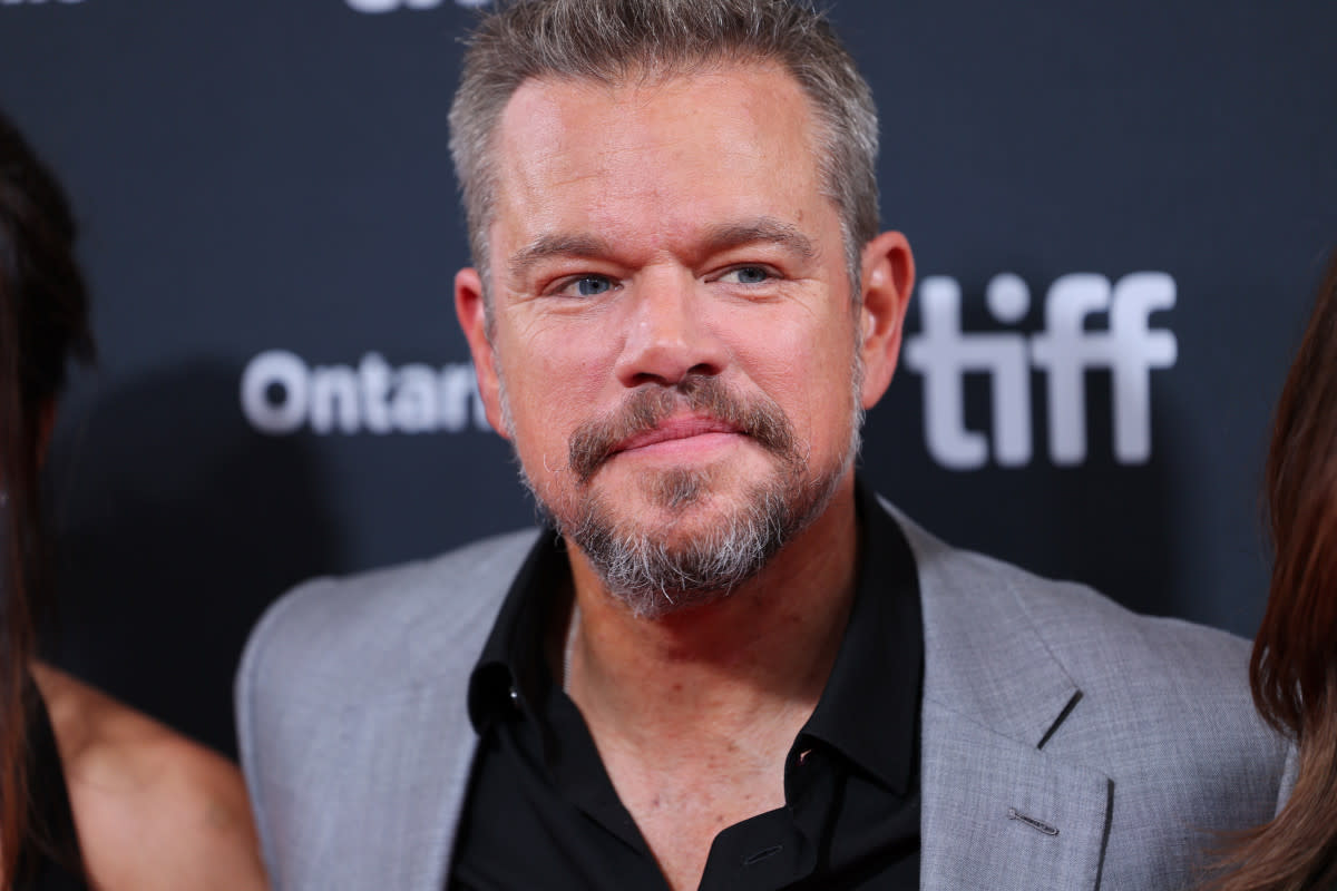 matt damon new look outing