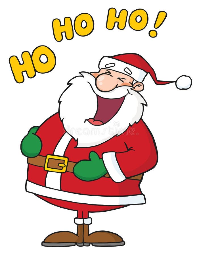 santa laughs